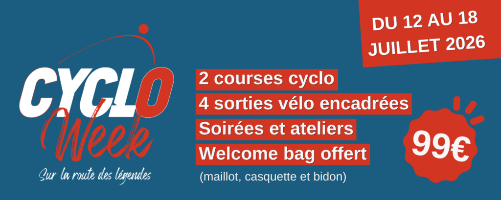 Cyclo Week landscape banner: programme and timetable