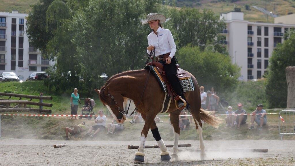 Lou Covarel - Western ruiter