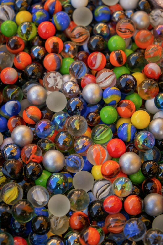Billes de jeu de toutes les couleurs